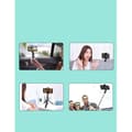 Miniatyrbild 3 av 4: Selfie Stick 3 i 1 Mini Selfie Stick med Bluetooth-fjärrslutare Utdragbar och bärbar Selfie Stick Supply[129]