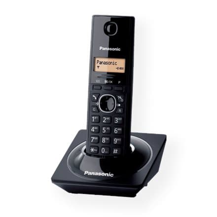 Telefon DECT negru, KX-TG1711FXB, Panasonic "KX-TG1711FXB" (timbru verde 0.8 lei) Sort