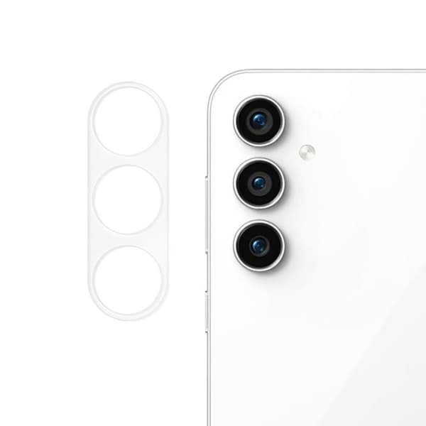 Transparent 3D Camera Glass Protector Samsung S23 FE with packing