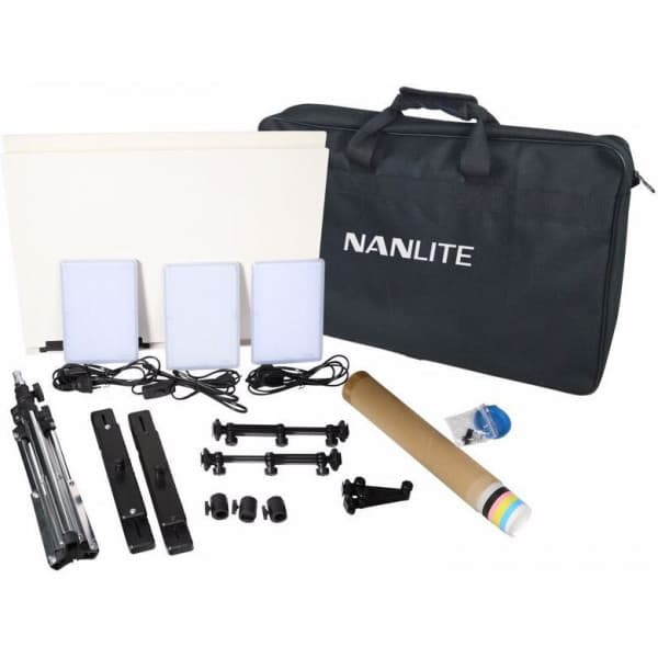NanLite Compac 20 3-panel kit tuotekuvaukseen