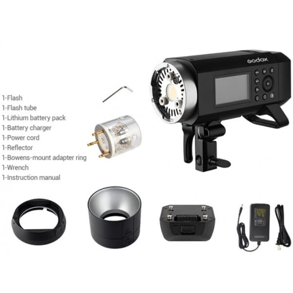 Godox Witstro AD400 Pro batteridrevet studieblitz