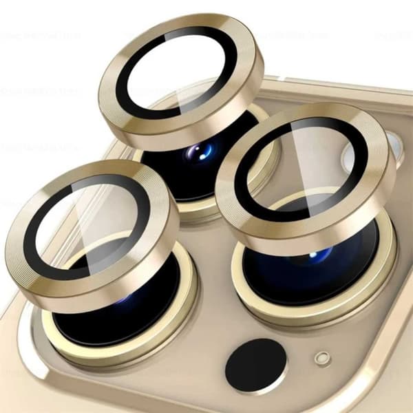 iPhone 14 Pro/Pro Max -kamerasuojaus Kultainen