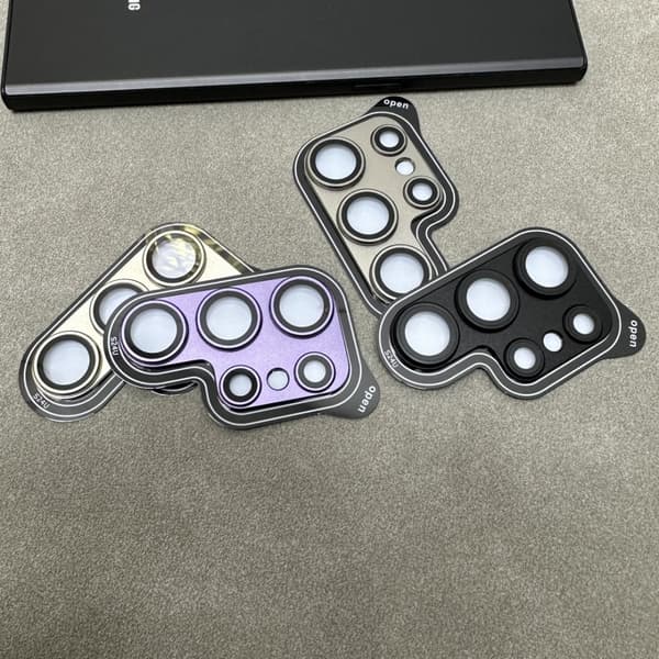INF Kameralinsebeskytter for Samsung SortSamsung Galaxy S24 Plus