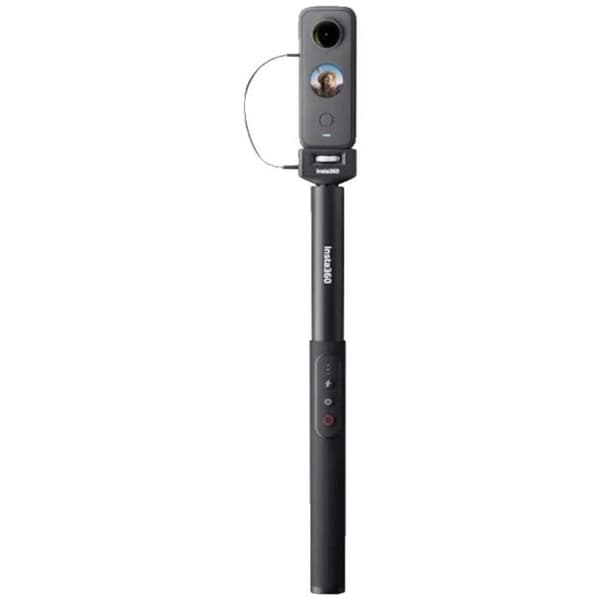 Selfiestativ - INSTA360 - CINSPHD/F - Svart - Inbyggt batteri - 3D-kulled - 500 g