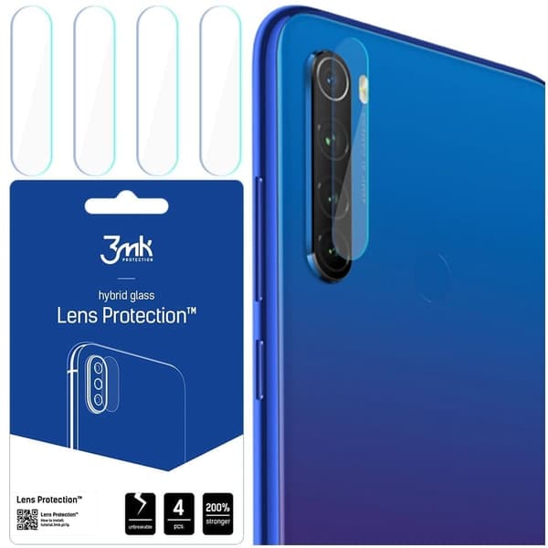3mk Lens Protection™ hybrid kameraglass for Xiaomi Redmi Note 8T