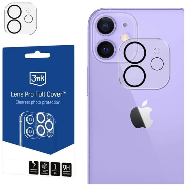 Apple iPhone 11/12 mini - 3mk Lens Pro heldeksel