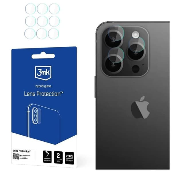 Apple iPhone 15 Pro Max - 3mk linsebeskyttelse