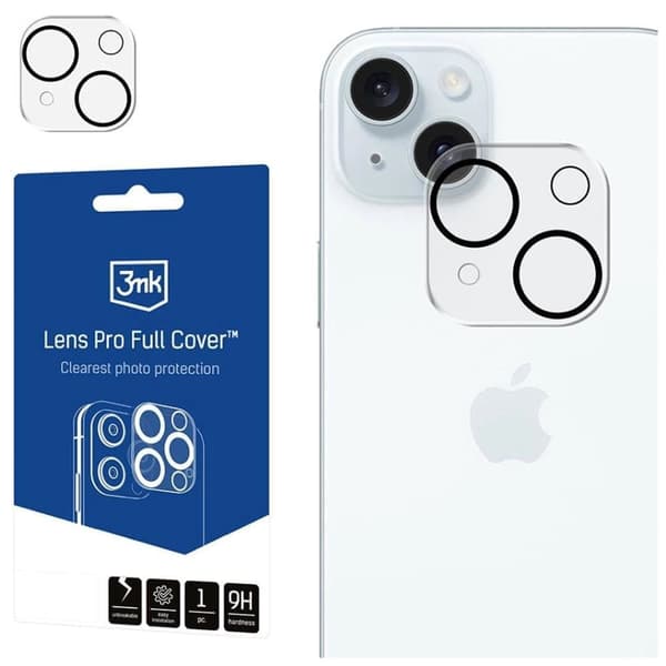 Apple iPhone 15/15 Plus - 3mk Lens Pro heldeksel