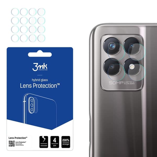 Realme 8i - 3mk linsedeksel