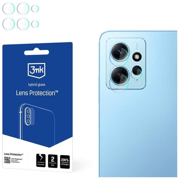 Redmi Note 12 4G - 3mk linsebeskyttelse