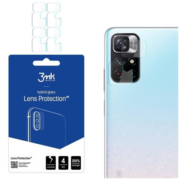 Xiaomi Redmi Note 11 5G - 3mk linsebeskyttelse