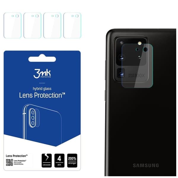 Samsung Galaxy S20 Ultra 5G - 3mk linsebeskyttelse