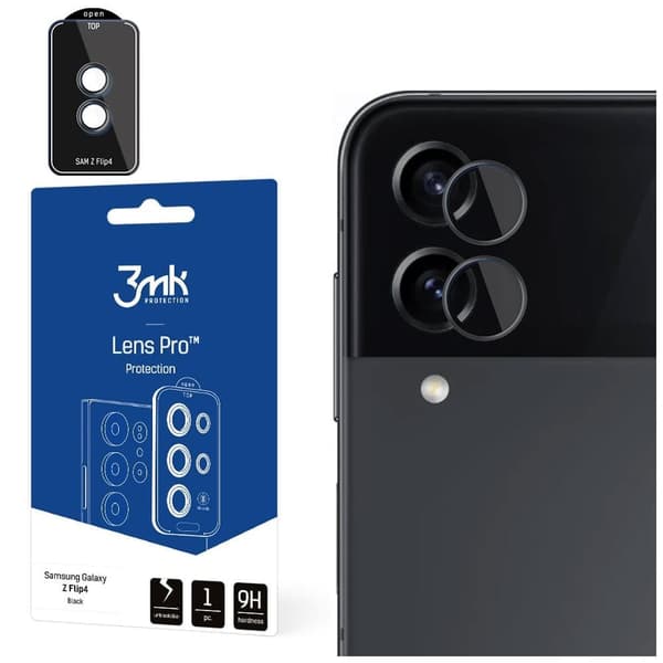 Samsung Galaxy Z Flip4 - 3mk Lens Protection Pro svart