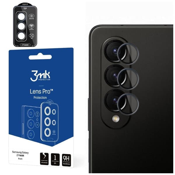 Samsung Galaxy Z Fold4 - 3mk Lens Protection Pro svart