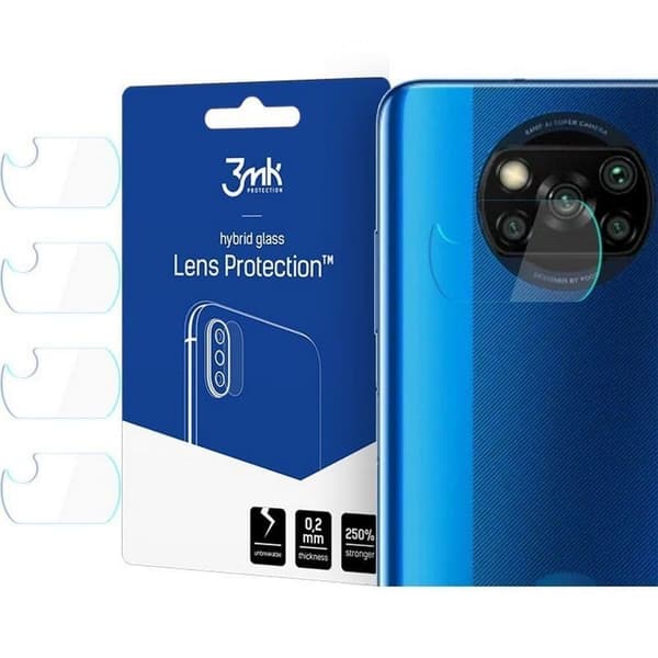 HYBRID GLASS 3MK LENSBESKYTTELSE XIAOMI POCO X3 PRO/X3 NFC