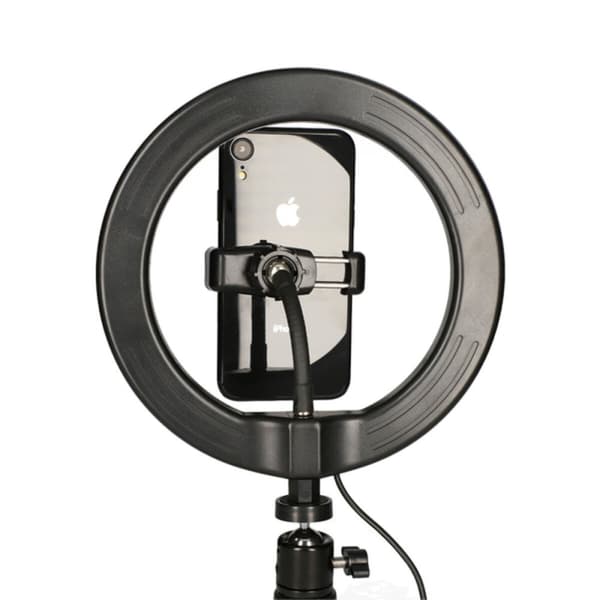 Bærbar Trefod Studio Live KSIX LED 14W Sort