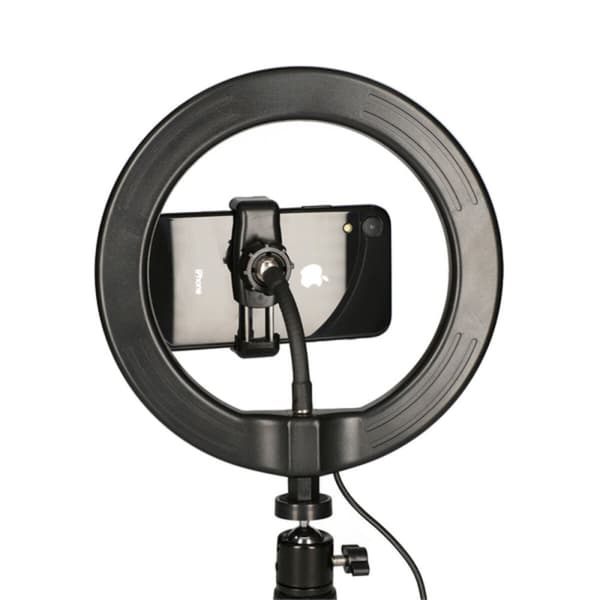 Bærbar Trefod Studio Live KSIX LED 14W Sort