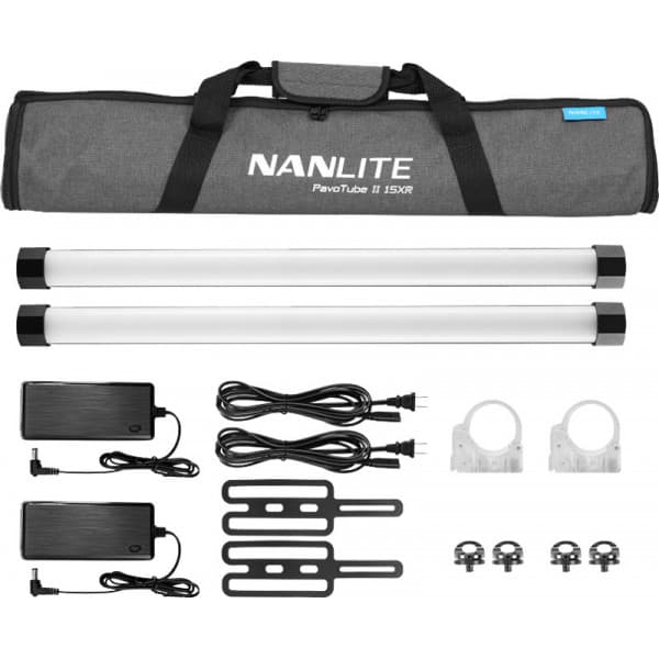 Nanlite PavoTube II 15XR -LED-pixelrørlampe, 2 lamper sæt