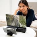 Miniatyrbillede 1 af 8: Genopladelig skærmforstørrer til mobiltelefoner med højttaler Screenier InnovaGoods