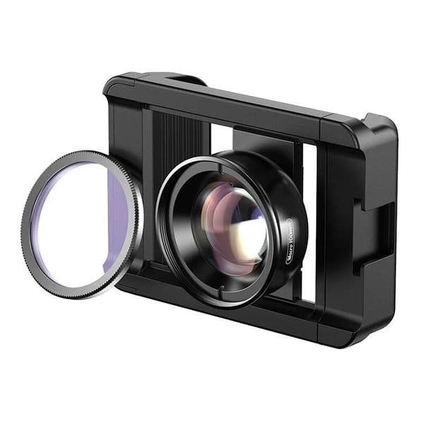 Mobillinse APEXEL APL-HB100CPL100mm makro med CPL (sort)