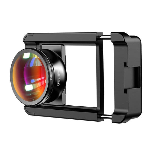 Mobillinse APEXEL APL-HB100CPL100mm makro med CPL (sort)