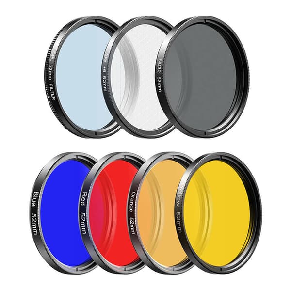 Mobiilisuodatinlinssisarja APEXEL APL-52UV-7F 52mm 7in1