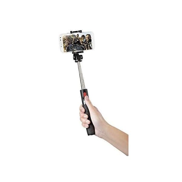 Funstand 57" selfiestick med Bluetooth-fjärrutlösare - Hama - Svart - Universal - Vikt 137g