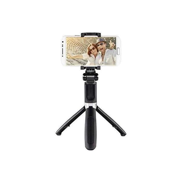 Funstand 57" selfiestick med Bluetooth-fjärrutlösare - Hama - Svart - Universal - Vikt 137g