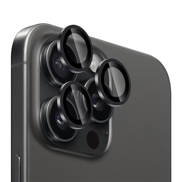 iPhone 15/15Plus/15Pro/15 Pro Max Kamera Skydd i Härdat Glas- Skydda din kamera mot repor