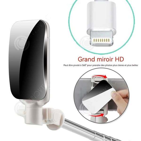 INN Selfie stick bärbar mini flexibel multifunktionell för smartphone gopro roterbar bärbar hand selfie stick för resor