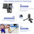 Miniatyrbild 2 av 4: INN Selfie Stick Tripod 500mah Bluetooth 4.2 Smart Tracking 360 graders surround hopfällbart smartphonestativ med fjärrkontroll