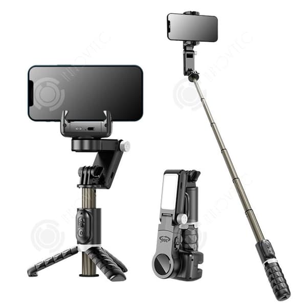 INN Selfie Stick Tripod 500mah Bluetooth 4.2 Smart Tracking 360 graders surround hopfällbart smartphonestativ med fjärrkontroll