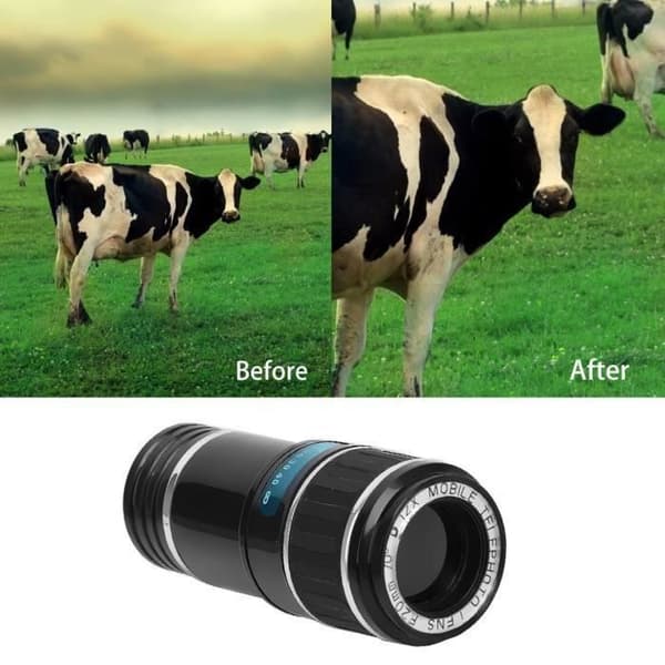 KIN Telescope iPhone 12X Zoom Universal Lens by I3C Camera Lens Kit Professionella mobiltelefonlinser