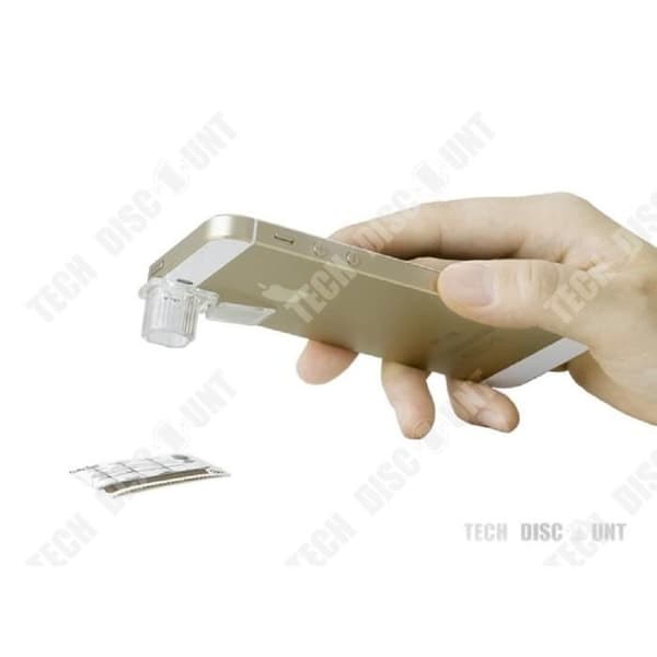 TD® Förstoringsglas Mikroskop Mobiltelefon Optiskt mikroskop för Apple Samsung HTC Sony LG 60X Förstoring självhäftande glaslins