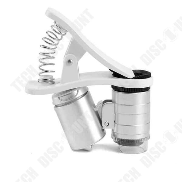 TD® Lens smartphone kamera zoom 60x universalklämma förbättrar foton LED-ljusbelysning lins strömförsörjning