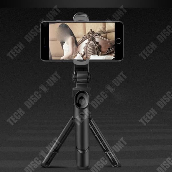 TD® Bluetooth Selfie Stick Stativ Stativ Mobiltelefon Hållare Foto Teleskopstång Teleskopstativ