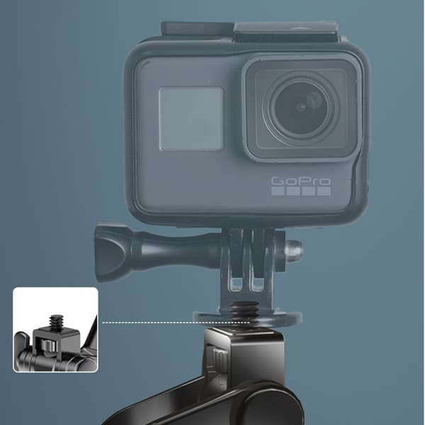 Selfie-stick - Universell - 360° stabilisator - Plastikk ABS - Innebygd LED-lys