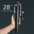 Miniatyrbild 4 av 4: Selfie-stick - Universell - 360° stabilisator - Plastikk ABS - Innebygd LED-lys