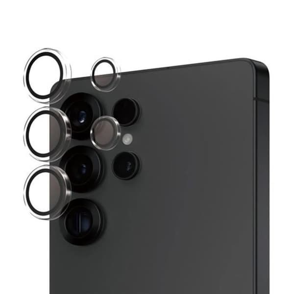 Skydd för kameramål för Galaxy S25 Ultra Stötskydd Panzer Glass Transparent