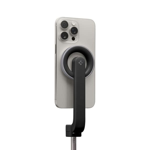 Spigen - Selfie Stick (S571W) - Kompatibel med MagSafe, med stativ, Stabil, Bluetooth, för iOS och Android - Svart