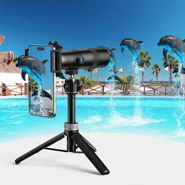 INF 30x High Definition Monokulært Teleskop - Sort
