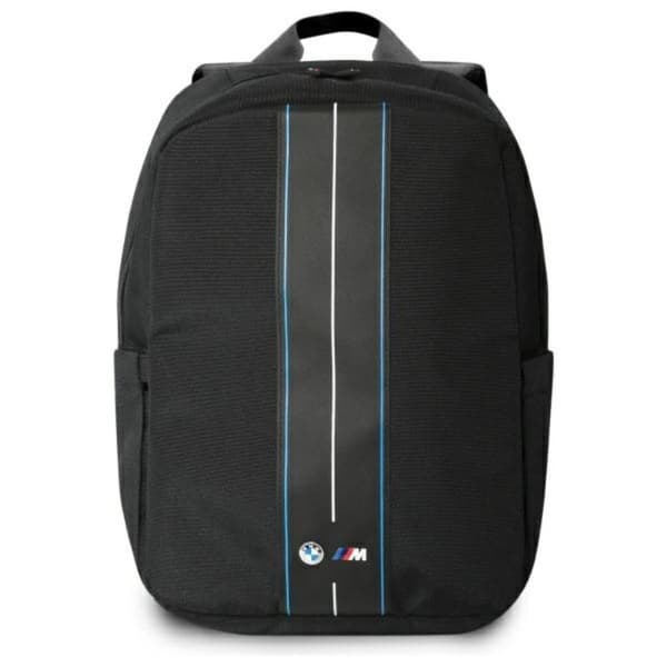 BMWNylonBlueStripe-LaptopBackpack16"(Black)