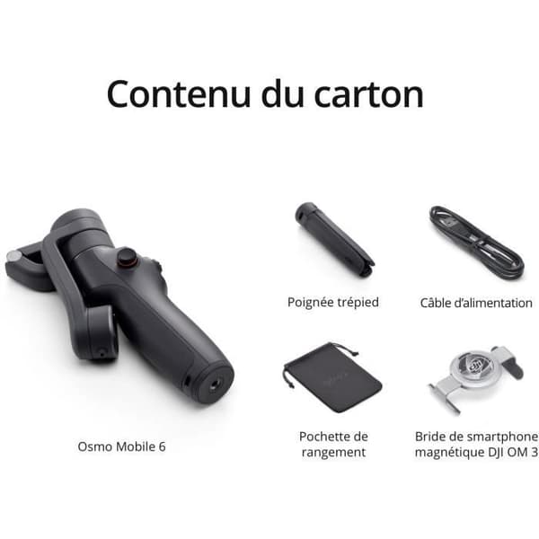 DJI Osmo Mobile 6 selfiestick - Bluetooth 5.1