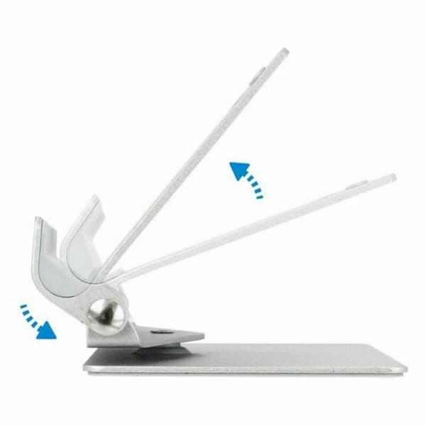 Mobil- eller tabletstøtte TooQ PH0002-S 90º 360º Sølvfarvet