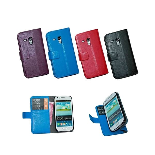 Mobilplånbok 2-kort Samsung Galaxy S3 Mini (GT-i8190)