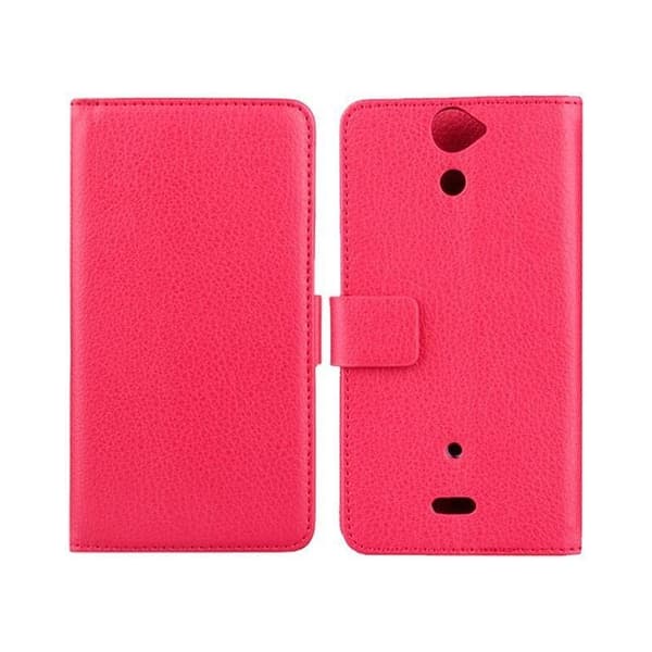 Lommebokdeksel 2-kort Sony Xperia V (LT25i) Röd
