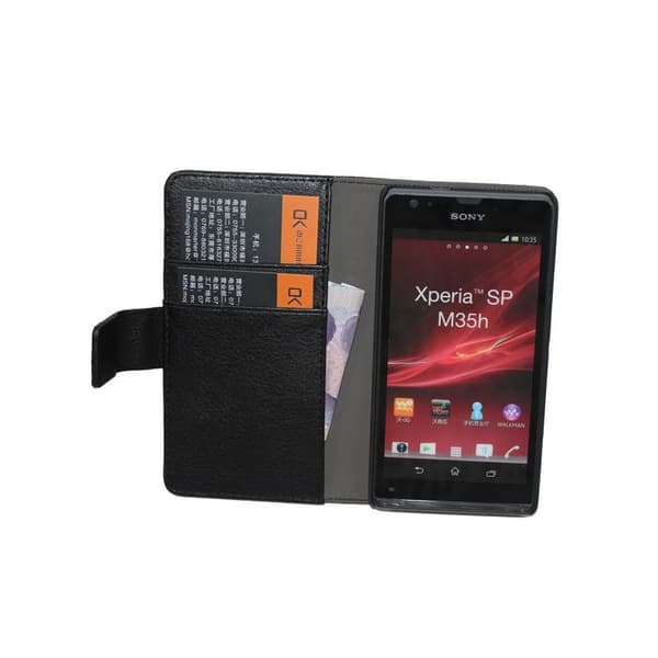 Lommebokdeksel 2-kort Sony Xperia SP (c5303)