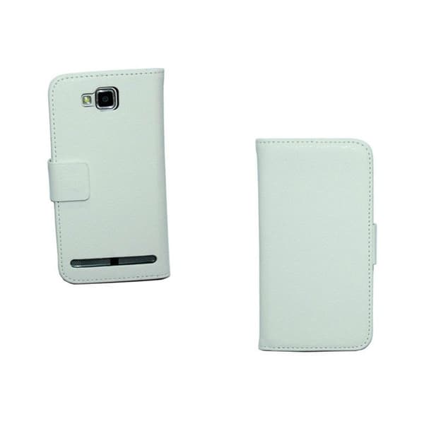 Lommebokdeksel 2-kort Samsung Galaxy ATIV S ( GT -i8750) : Farge - Hvit
