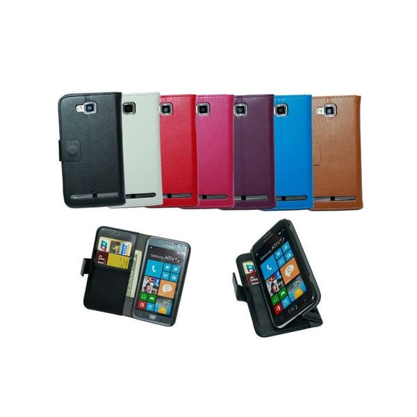 Lommebokdeksel 2-kort Samsung Galaxy ATIV S ( GT -i8750)