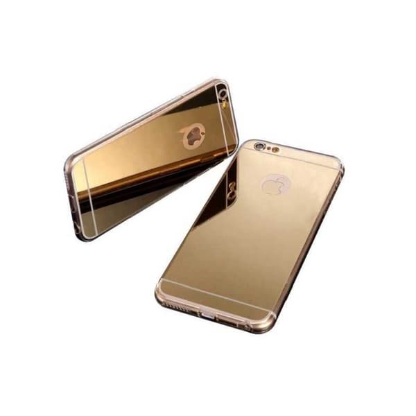 iPhone 6/6S Elegant stødabsorberende TPU spejlcover Sølv